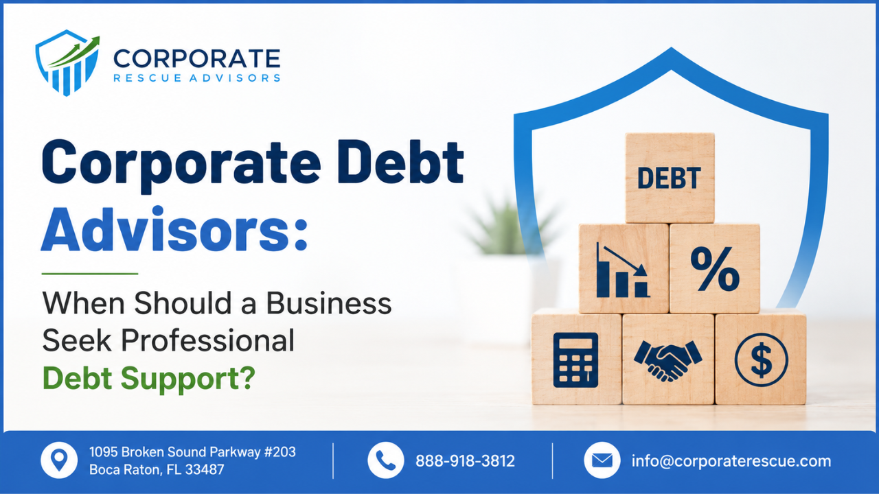 Corporate Debt Advisors When Should a Business Seek Professional Debt Support