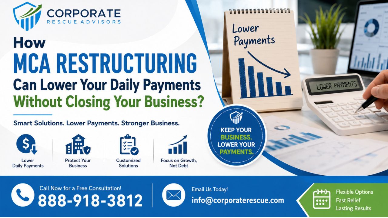 How MCA Restructuring Can Lower Your Daily Payments Without Closing Your Business